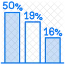 Gráfico de participação eleitoral  Ícone