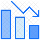 Grafico De Perda Perda Grafico Ícone