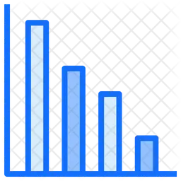 Gráfico de perda  Ícone