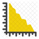 Gráfico de perdas  Ícone