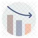 Grafico De Perdas Grafico De Negocios Negocios Ícone