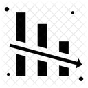 Gráfico de pérdidas  Icono