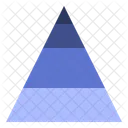 Piramide Dados Visualizacao Ícone