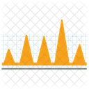 Grafico De Piramide Grafico Estatisticas Ícone