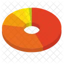 Torta Donut Grafico Ícone