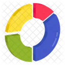 Grafico De Negocios Grafico De Pizza Analise De Dados Ícone