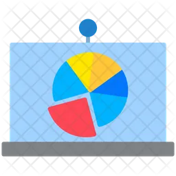 Gráfico de pizza  Ícone