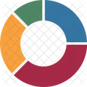 Grafico De Pizza Grafico De Pizza Grafico Circular Ícone