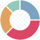 Grafico De Pizza Grafico De Pizza Grafico Circular Ícone