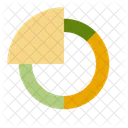 Gráfico de pizza  Ícone