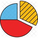 Grafico De Pizza Visualizacao De Dados Analise Comparativa Ícone