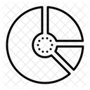 Torta Grafico Diagrama Ícone