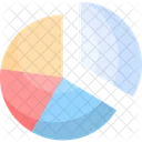 Gráfico de pizza  Ícone