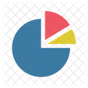 Gráfico de pizza  Ícone