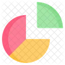 Gráfico de pizza  Ícone