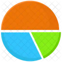 Gráfico de pizza  Ícone