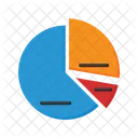 Gráfico de pizza  Ícone