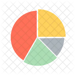 Gráfico de pizza  Ícone