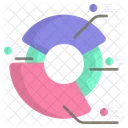 Grafico De Pizza Circulo Apresentacao Ícone