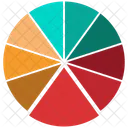 Circular Grafico Diagrama Ícone