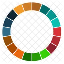 Circular Grafico Diagrama Ícone