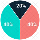 Circular Grafico Diagrama Ícone