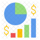 Gráfico de pizza  Ícone