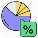 Grafico De Pizza Grafico De Pizza Impostos Ícone