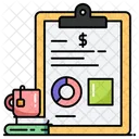 Negocios Auditoria Grafico Ícone