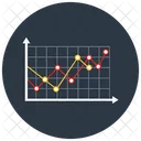 Grafico De Polilinhas Grafico De Polilinhas Analise De Dados Ícone