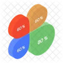 Grafico Circular Porcentual Grafico Porcentual Analisis Icono