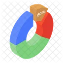 Grafico Circular Porcentual Grafico Porcentual Analisis Icono