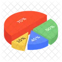 Grafico Circular Porcentual Grafico Porcentual Analisis Icono