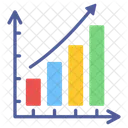 Gráfico de progresso  Ícone