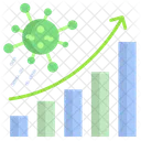 Gráfico de propagación de coronaviruc  Icono
