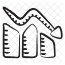 Grafico De Recesion Analisis De Negocios Perdidas Comerciales Icon