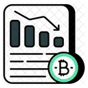 Grafico De Recesion De Bitcoin Grafico De Recesion De Criptomonedas Grafico De Recesion De Criptomonedas Icono