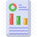 Grafico De Relatorios Financeiro Negocios Ícone