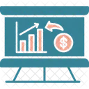 Gráfico de renda  Ícone