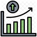 Gráfico de renda  Ícone