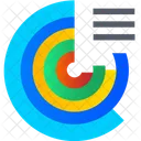 Gráfico de rosca  Ícone