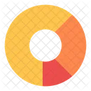 Gráfico de rosca  Ícone