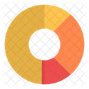 Gráfico de rosca  Ícone