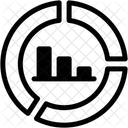 Grafico De Rosca Analise De Dados Negocios E Financas Ícone