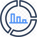 Grafico De Rosca Analise De Dados Negocios E Financas Ícone