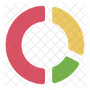 Gráfico de rosca  Ícone