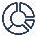 Grafico De Rosca Proporcao Segmentos Ícone