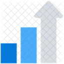 Gráfico de setas  Ícone