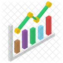 Grafico De Tendencias Infograficos Grafico De Produtividade Ícone