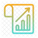 Grafico De Tendencias Grafico De Tendencias Relatorio Ícone